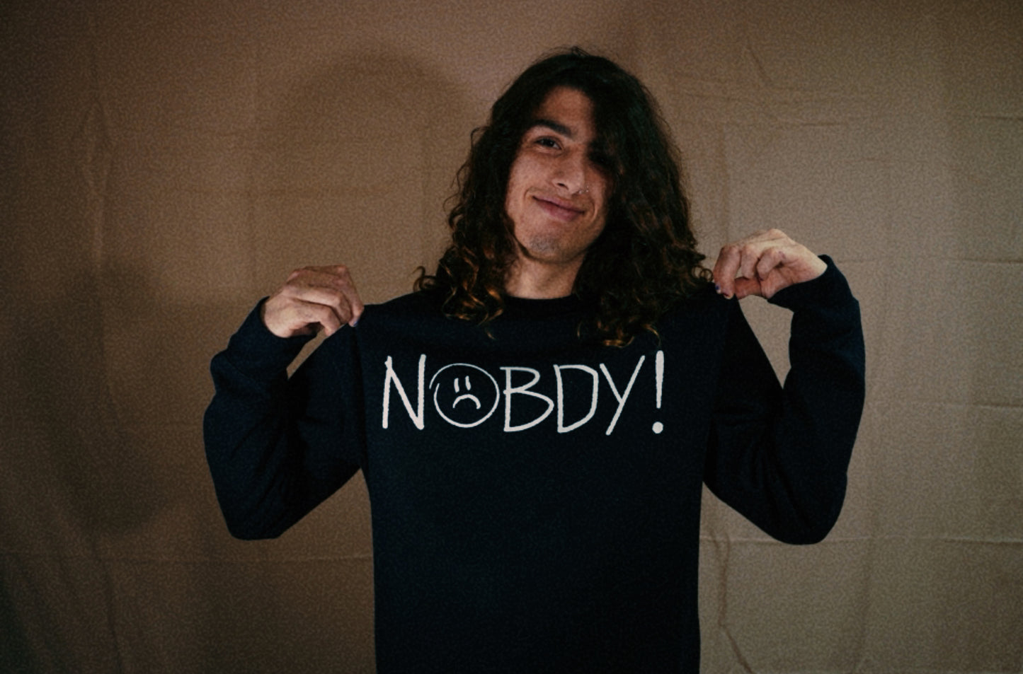 Nobdy Crewneck "black!"